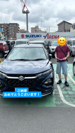 フロンクスご納車させていただきました